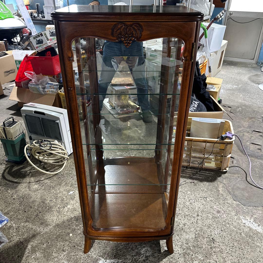 プ*ア様 松永公房カンティーニュ・キュリオケース530飾り棚ガラスキャビネット定
