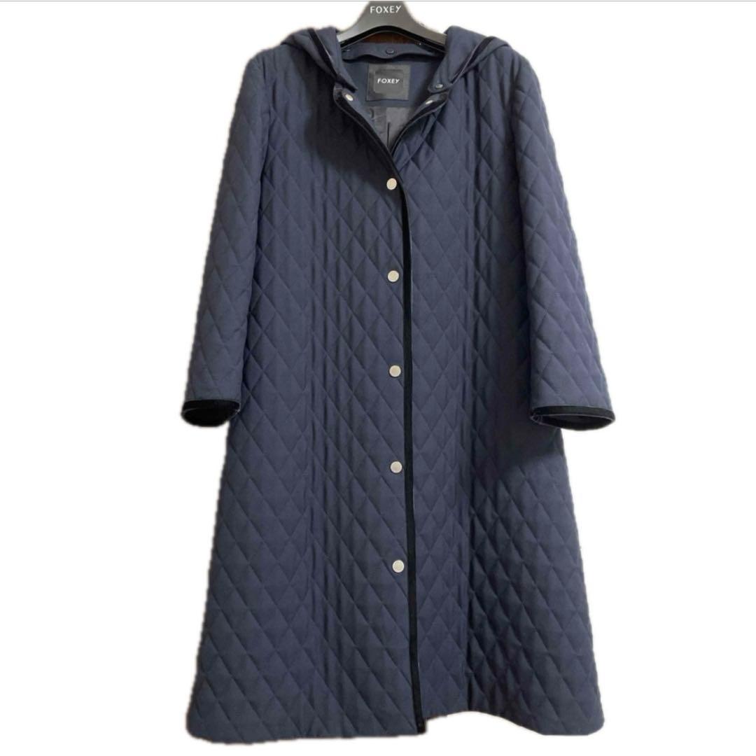 週末価格　FOXEY キルティング中綿コート　完売　38