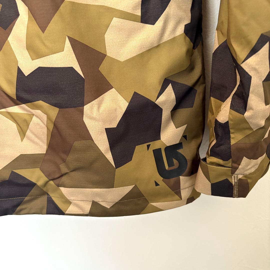 【美品】BURTON スノボウェア 上下セット S 迷彩ジャケット×カーゴパンツ