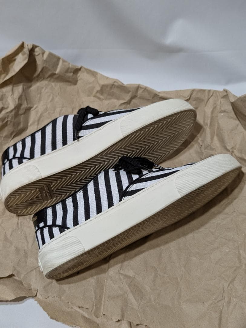 SAINT LAURENT ストライプスニーカー