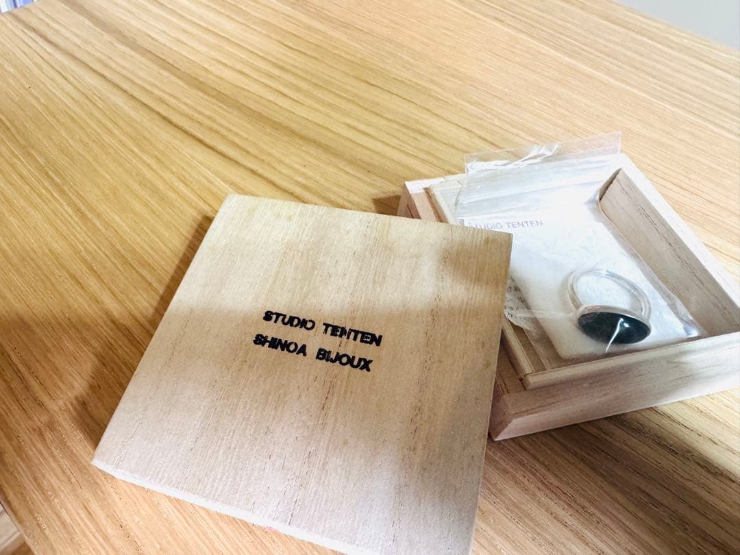 STUDIO TENTEN SHINOA BIJOUX リング　オニキス