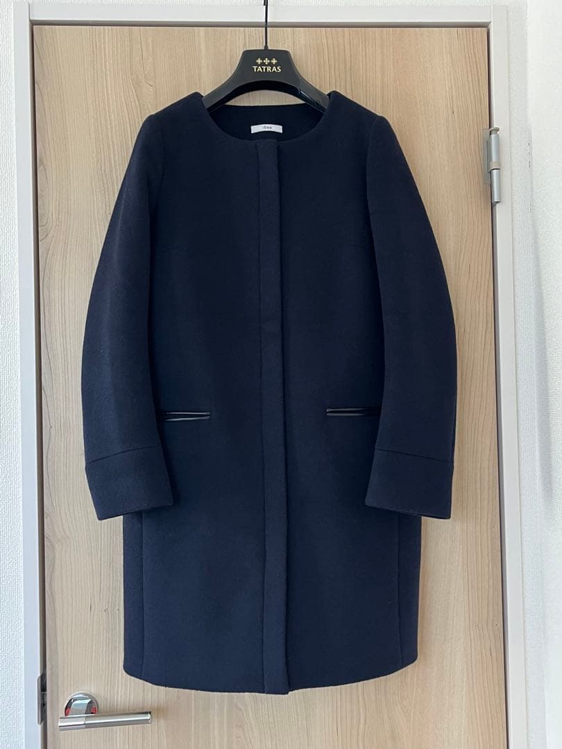 美品イエナIENAネイビーコート❣️定番人気38M