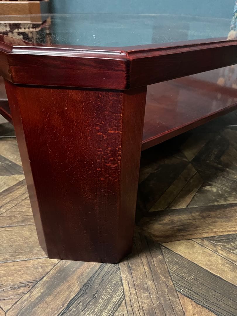 カリモク センターテーブル ローテーブル インテリア 座卓 昭和レトロ 当時物