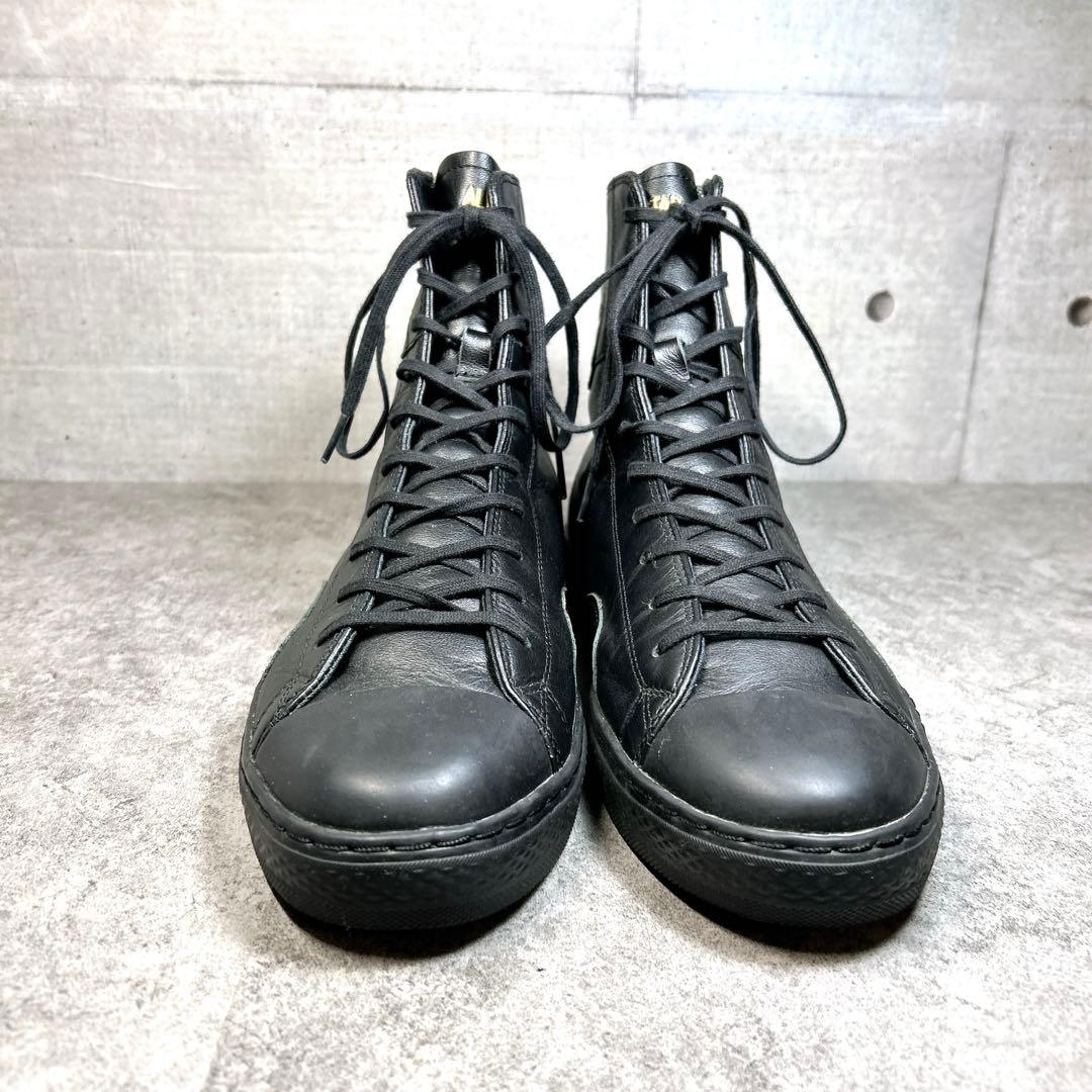 未使用級【Converse】オールスター/ハイカット/オールレザー/クップ/希少