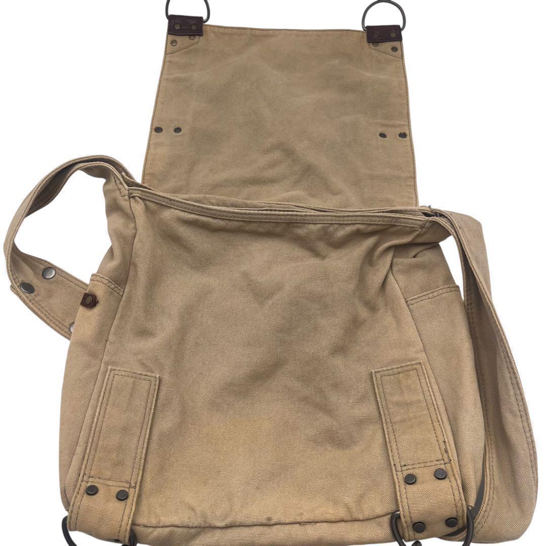 【希少】DIESEL メッセンジャーバッグ ベージュ archive y2k