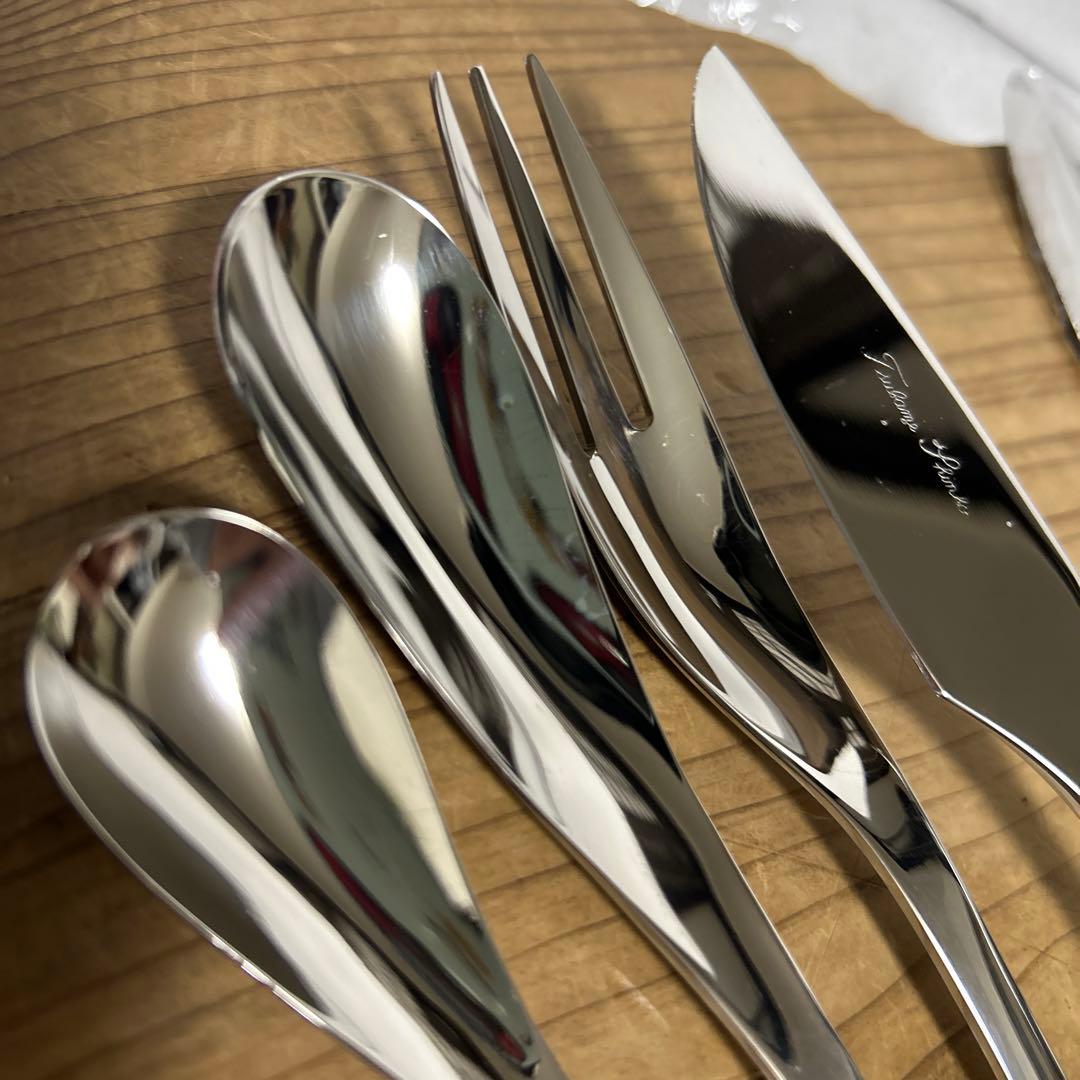 新品　Edin Burgh 18-10 ステンレス カトラリー24本　燕振興