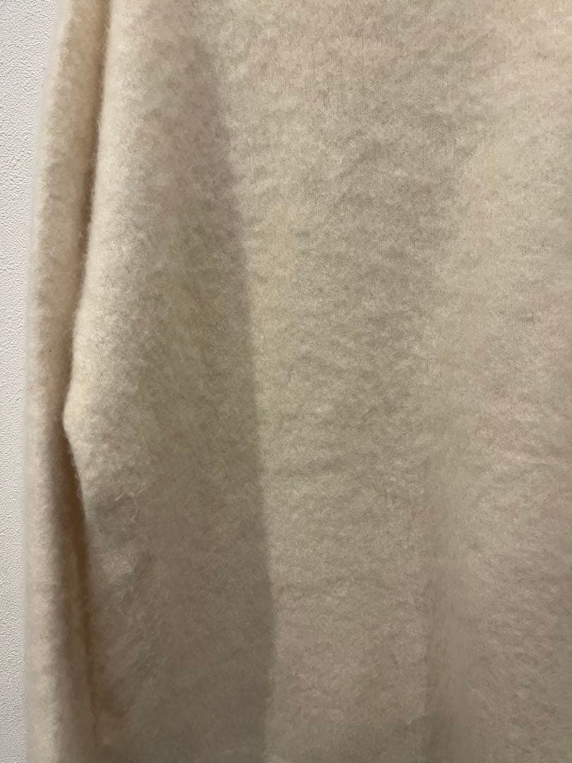 Aton エイトン　カシミア　タートル　ニット　オフホワイト
