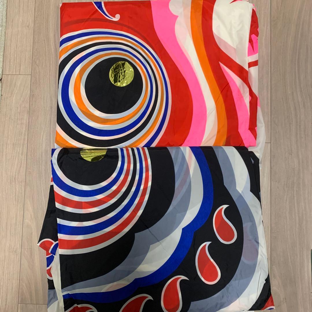 鯉のぼり　5m 日本岐山鯉　黒と赤セット　こいのぼり