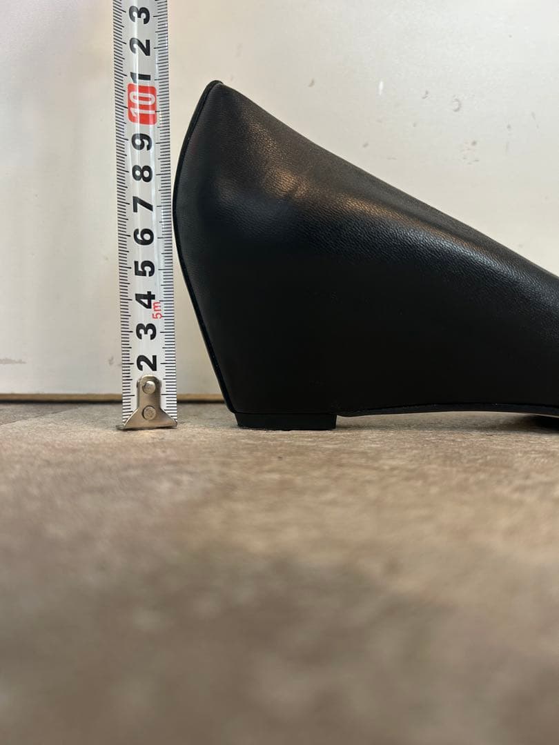 美品 beautiful shoes パンプス　黒23.5cm ポインテッドトゥ