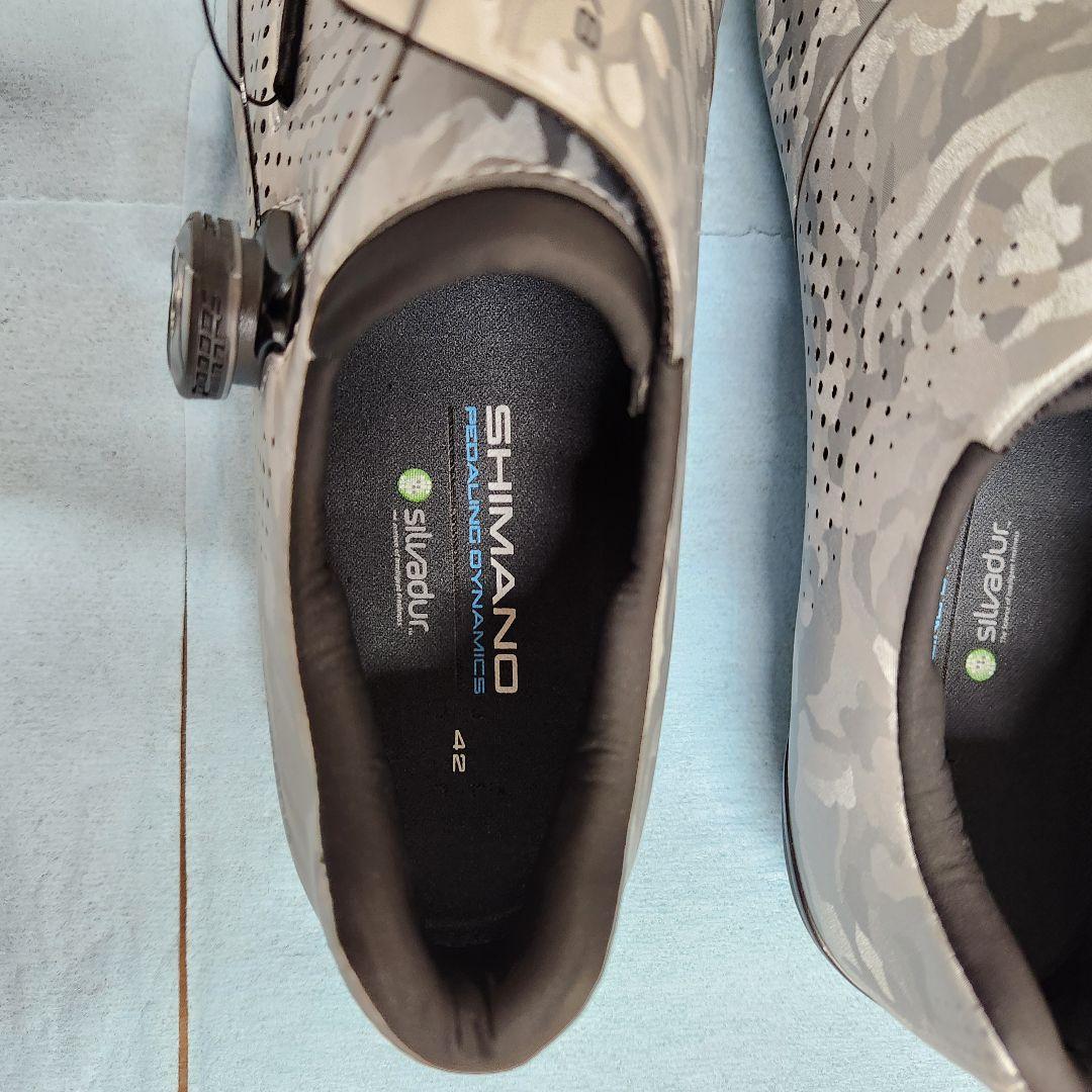 SHIMANO 自転車シューズ SPD 42 グレー/カモフラージュ RX-8