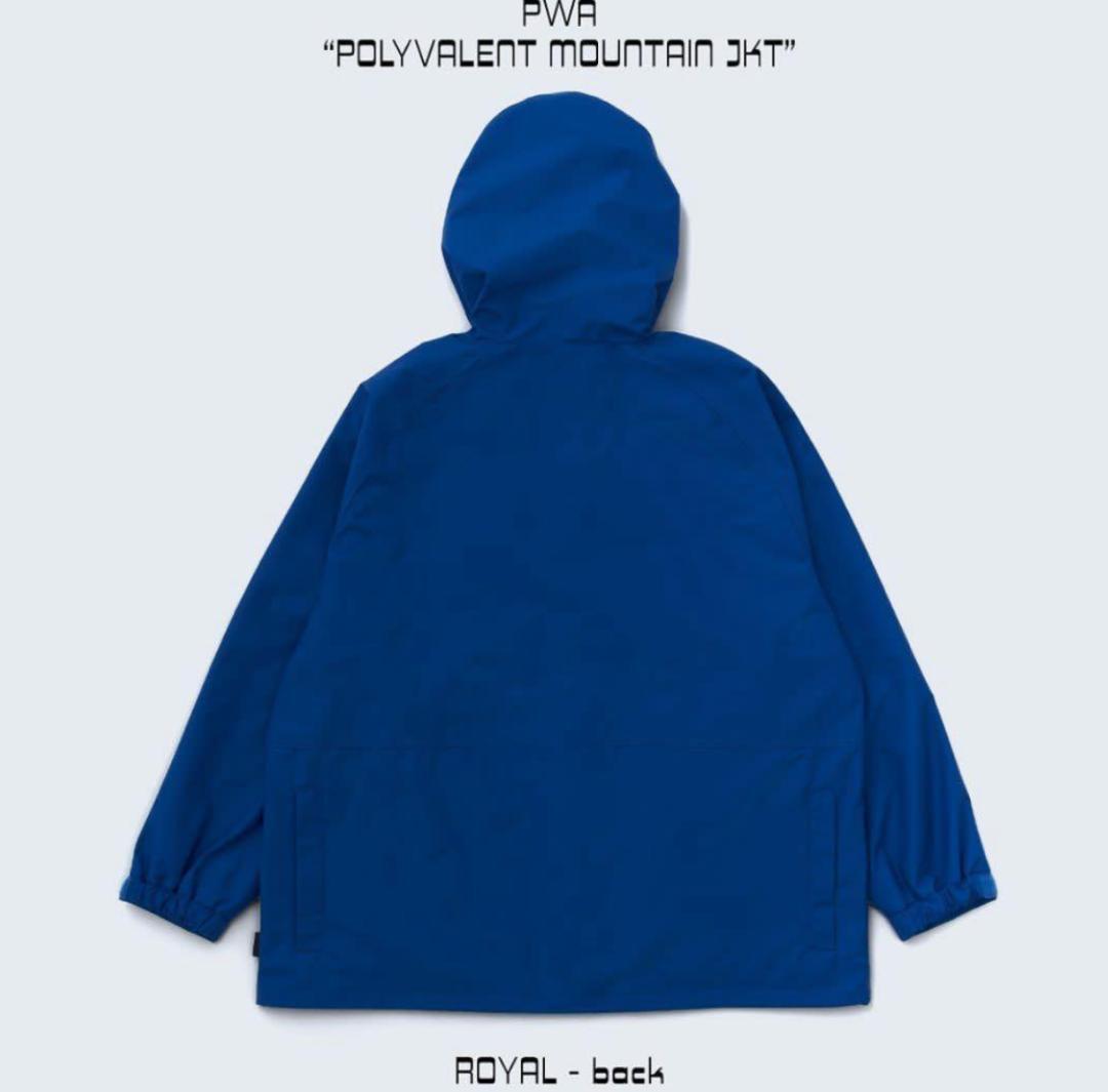 美品・袋付 PWA POLYVALENT MOUNTAIN JKT Blue M