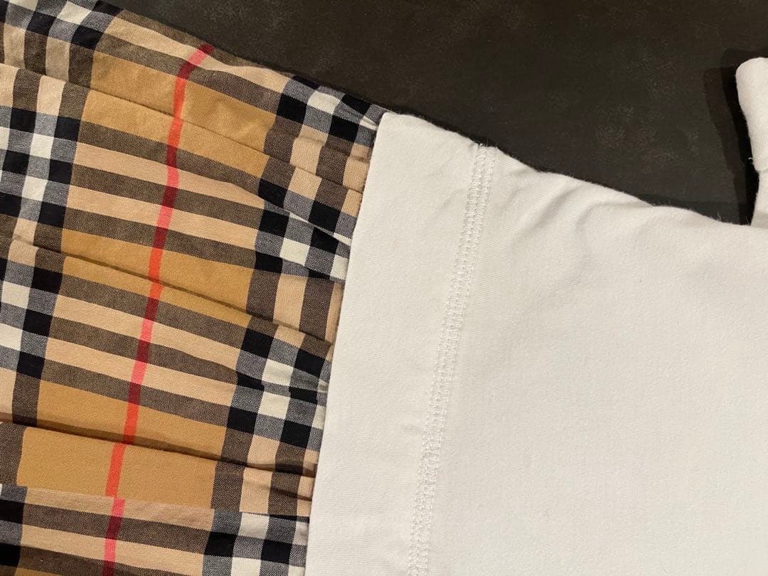 バーバリーチルドレン　チェック　ワンピース　90 92