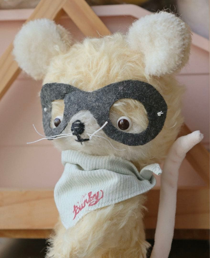 悪戯好きな仔鼠ちゃん アーティストベア 海外作家様 ハンドメイド ぬいぐるみ