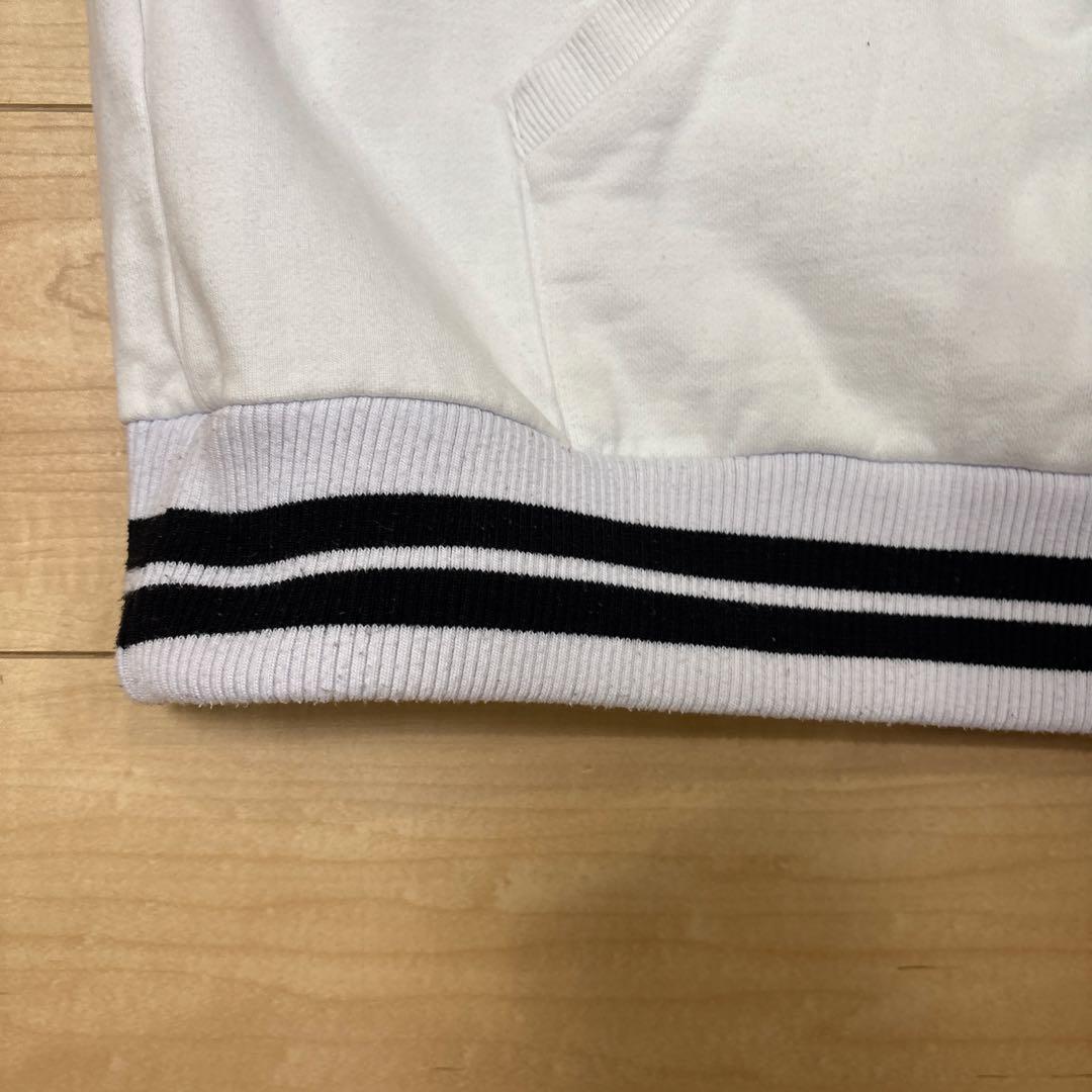 希少 早い者勝ち karl kani ゴールドプレート ホワイト パーカー