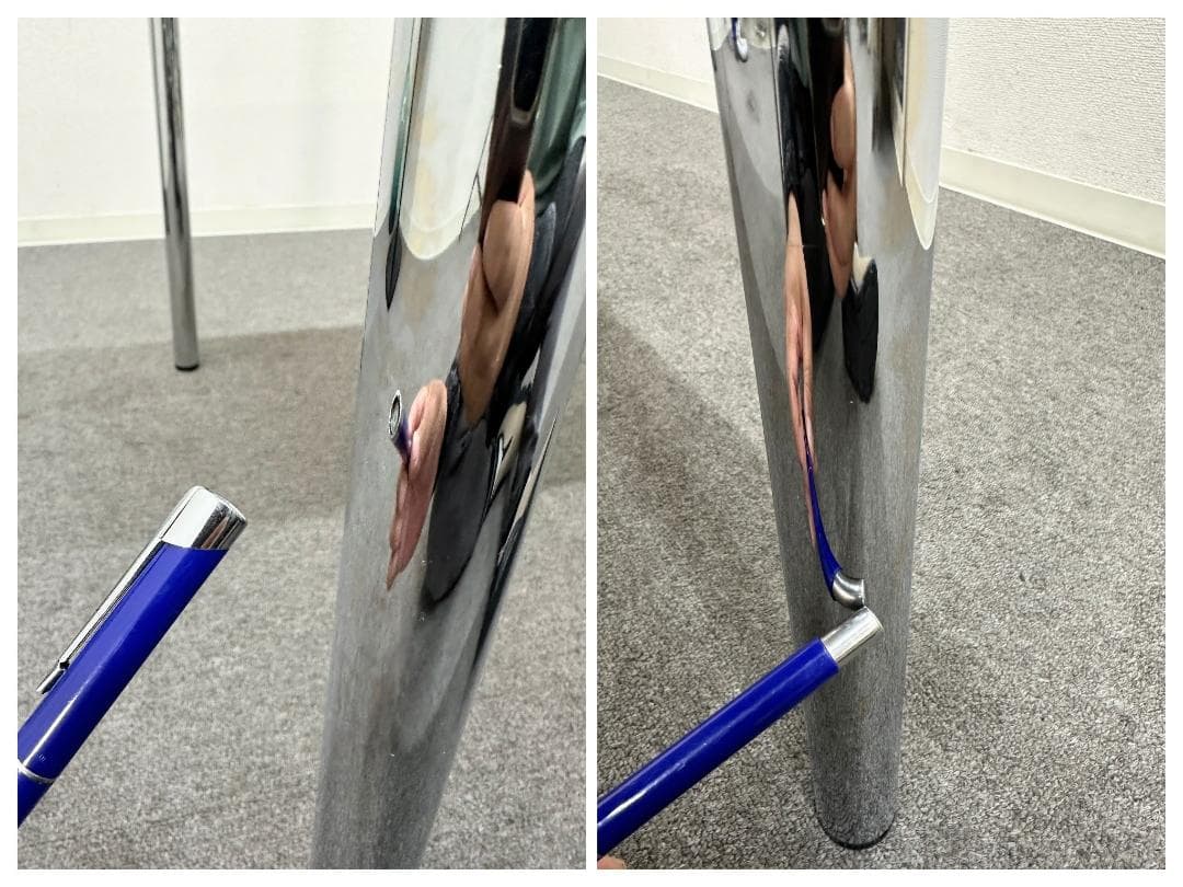 USMハラー■ミーティングテーブル　白　W1500　ペントレイ付　会議　オフィス