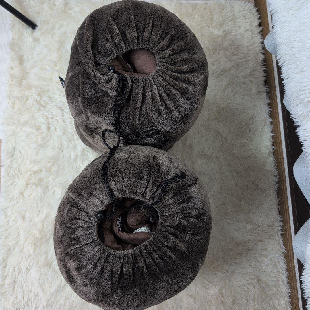 LOGOS ロゴス　丸洗いソフトタッチシュラフ 2個 ブラウン 寝袋