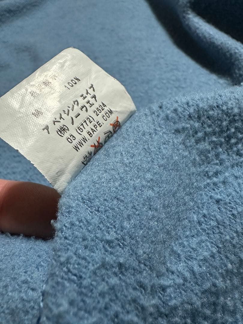 A BATHING APE SHARK FULL ZIP HOODIEエイプ L