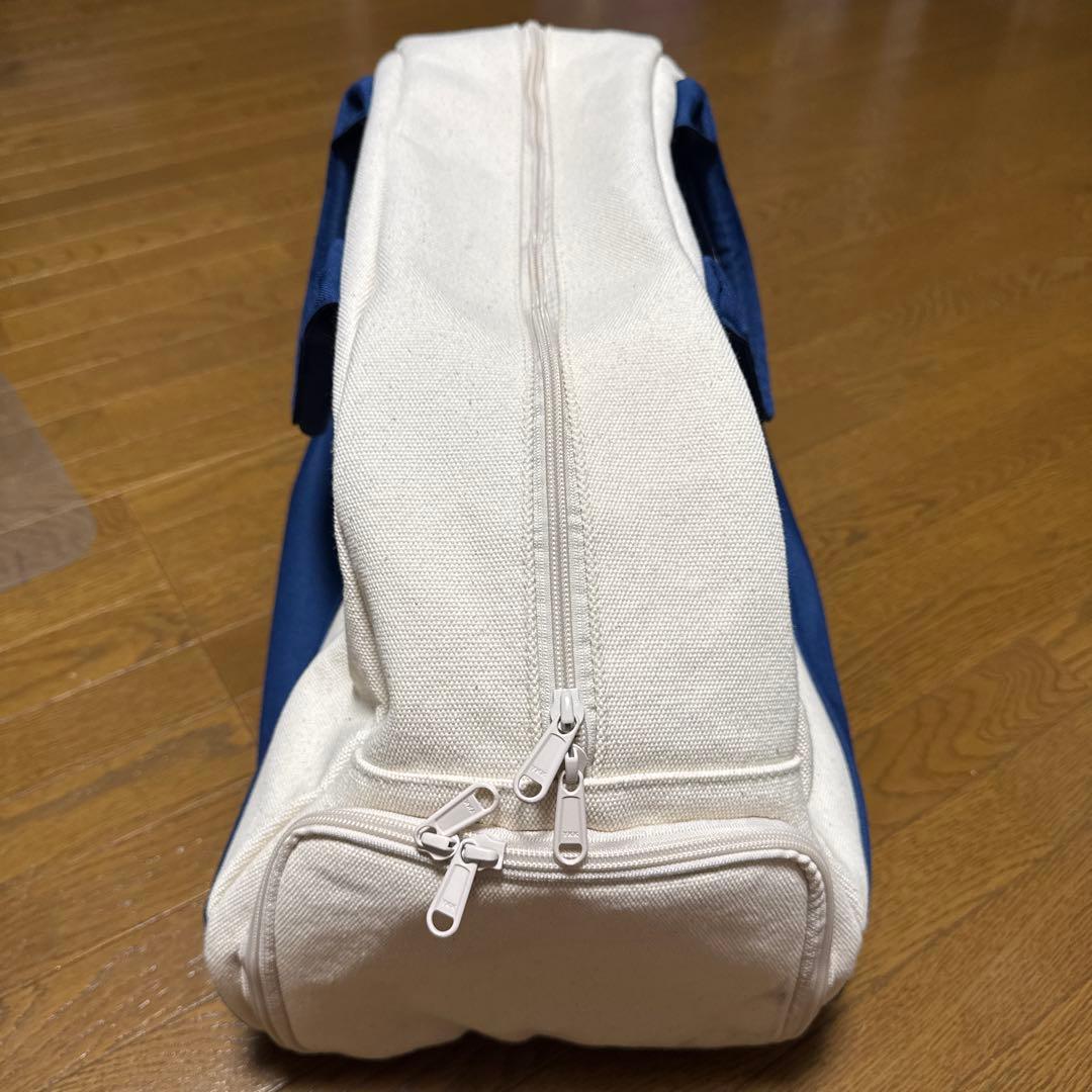 BEAMS GOLF ダッフルバッグ ホワイト・ネイビー