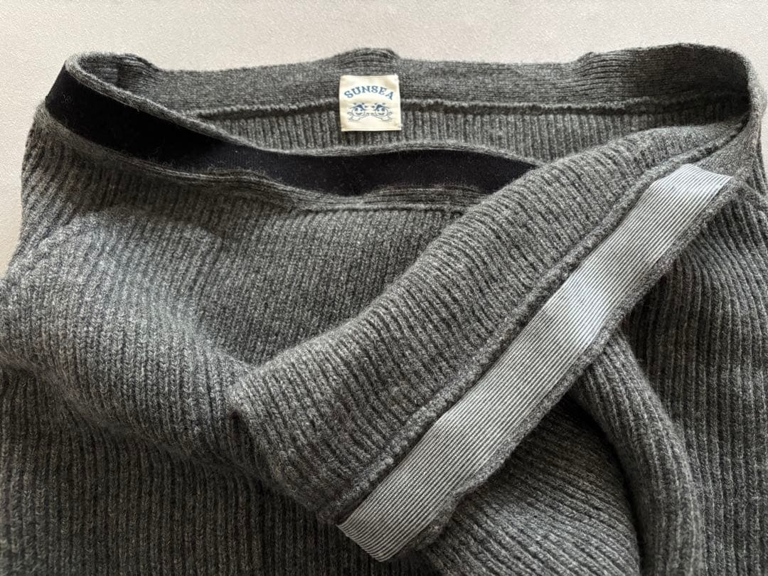 【レア物】 SUNSEA グレー ラップスカート