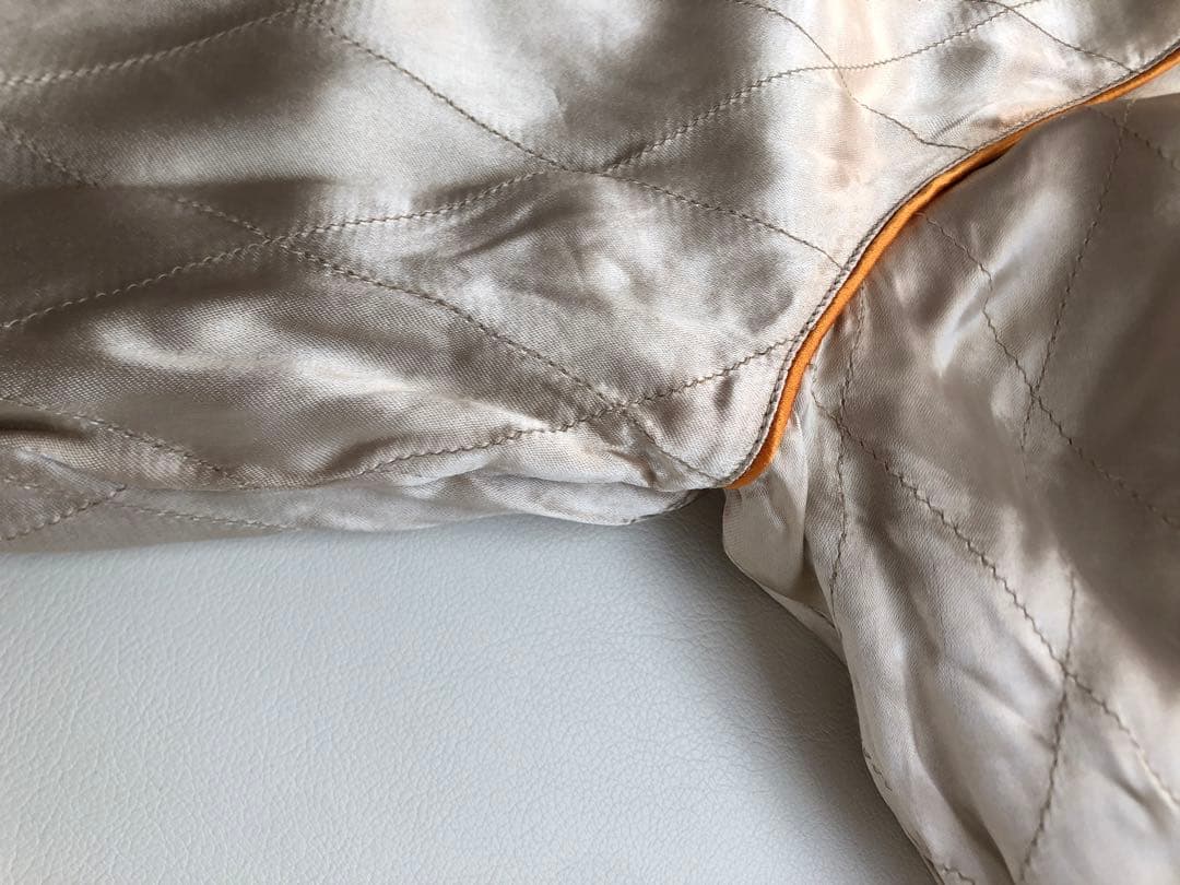 旧ドゥニーム　スカジャン 鷹刺繍 ネイビー