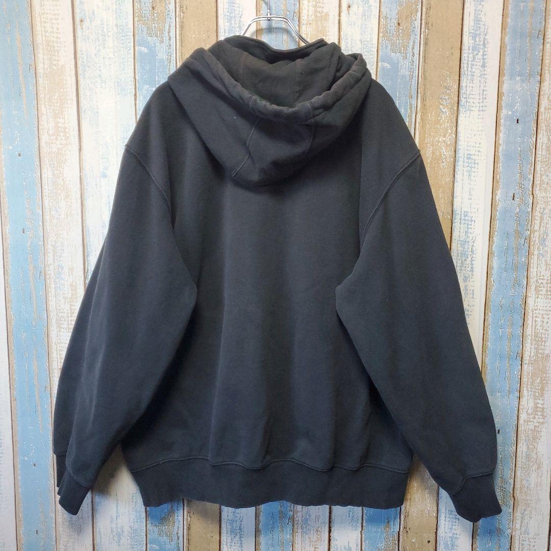 ☆カーハート☆ハーフジップスウェットパーカー☆ワンポイントタグロゴ☆２ＸＬ