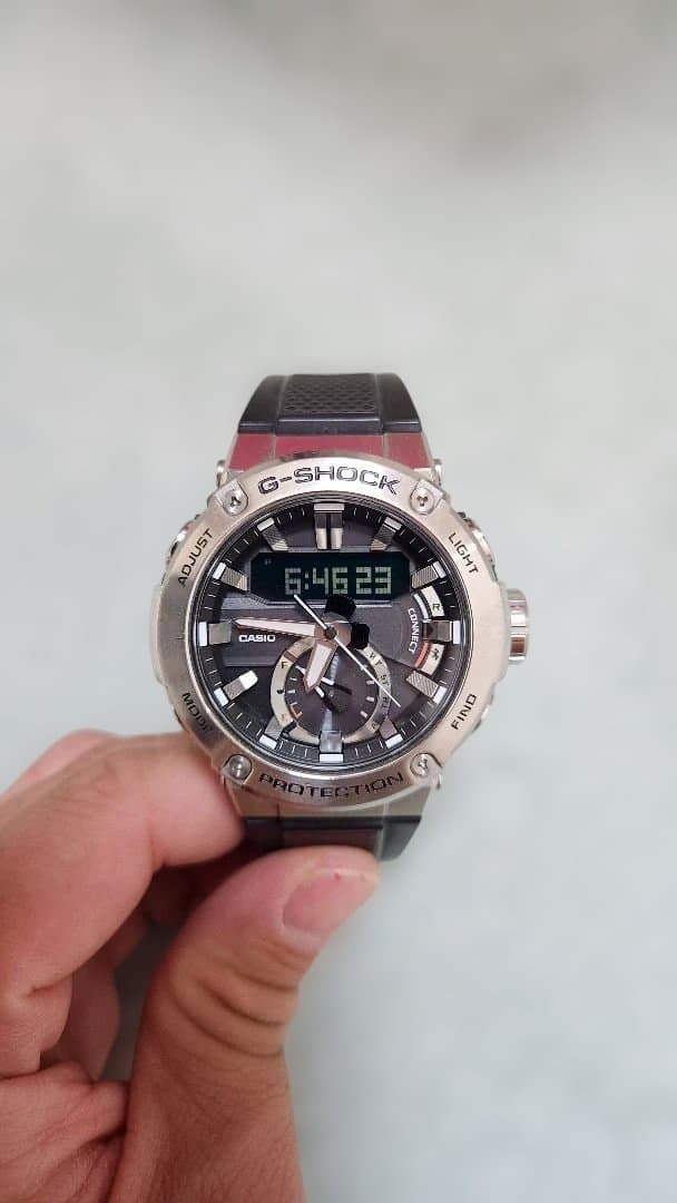 G-SHOCK GST -B200 シルバー/ブラック