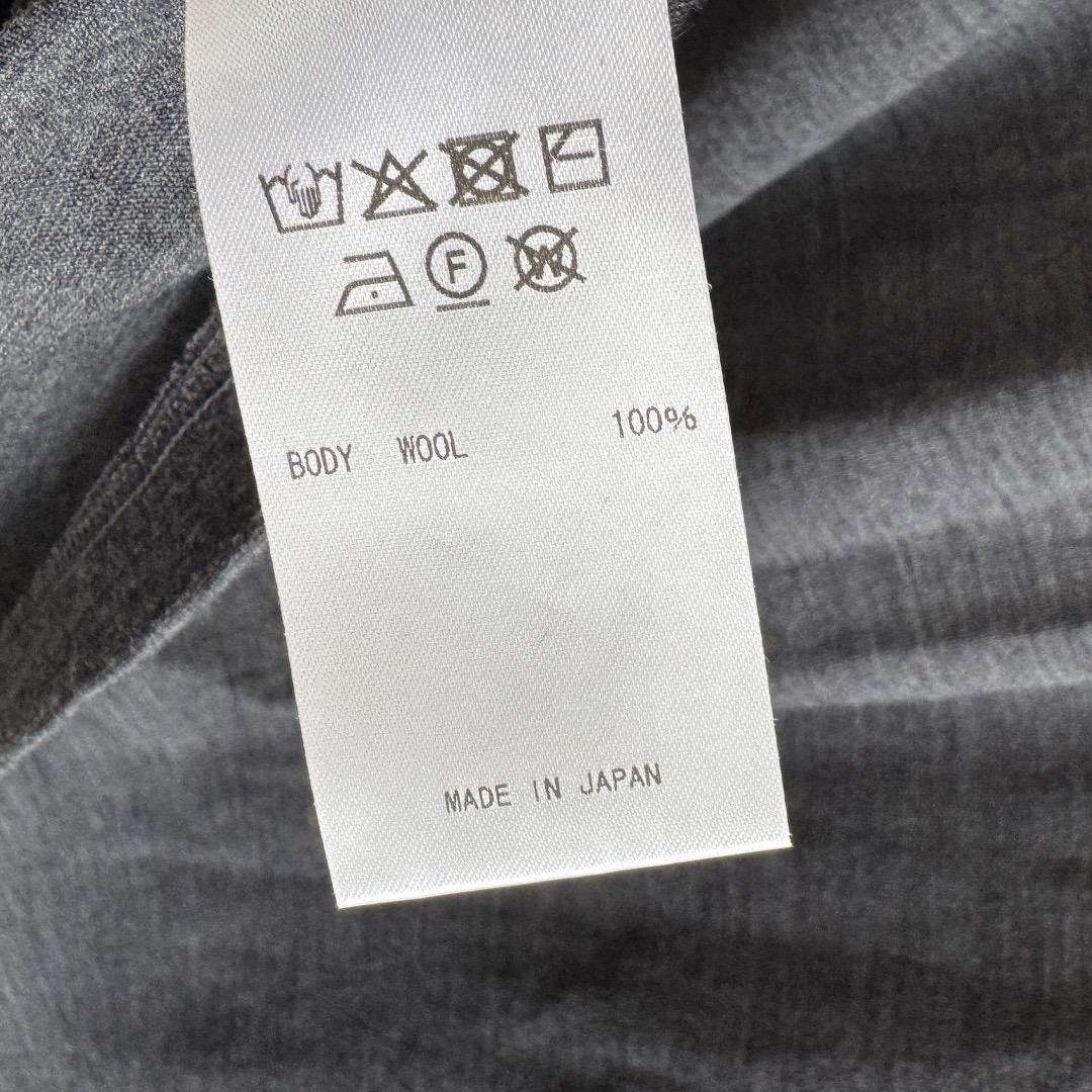 即完 CLESSTE 25aw ウールタートルネックTシャツ ニット グレー 1