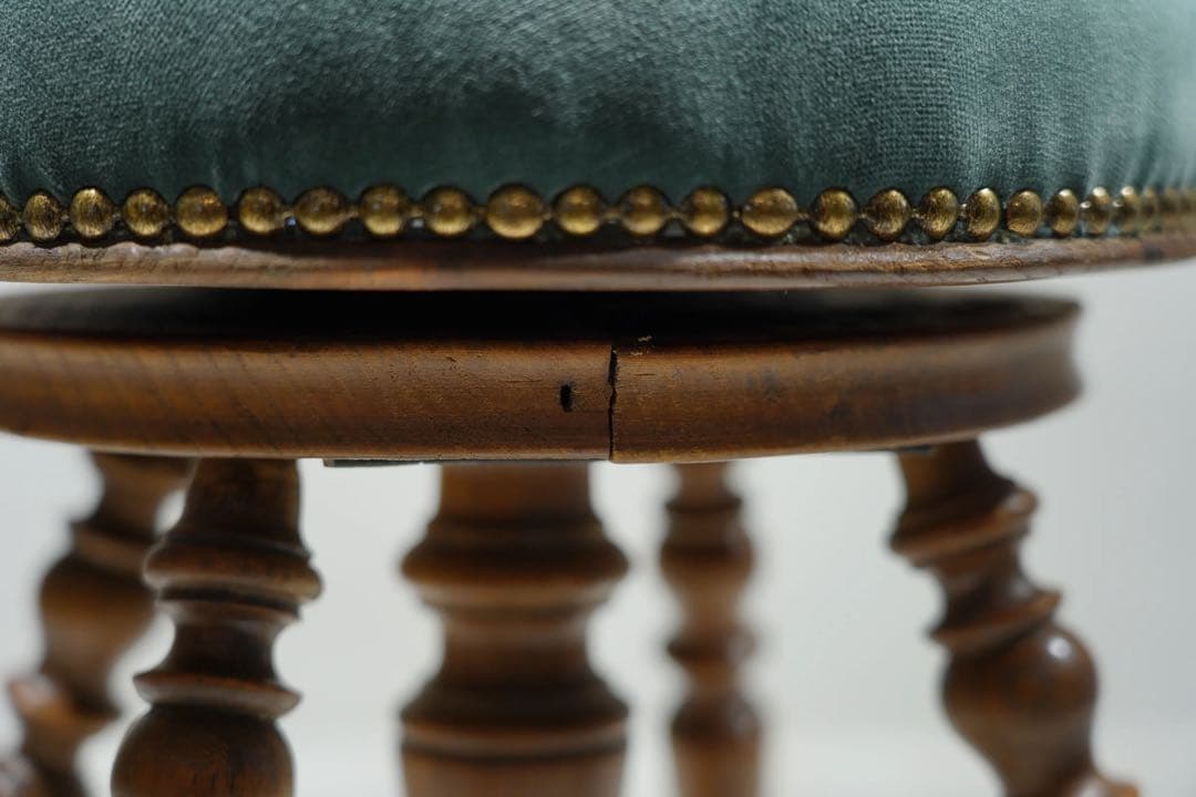 ナポレオンチェア　スツール　アンティーク　古手　1800年代後期　フランス