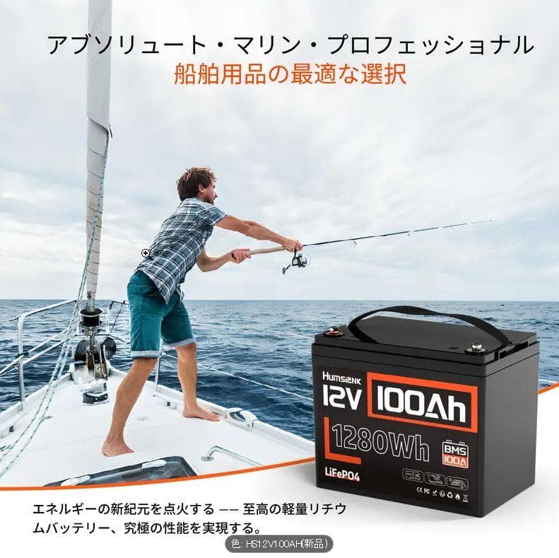 大容量!! リン酸鉄リチウムイオンバッテリー 12v 100ah 1280Wh