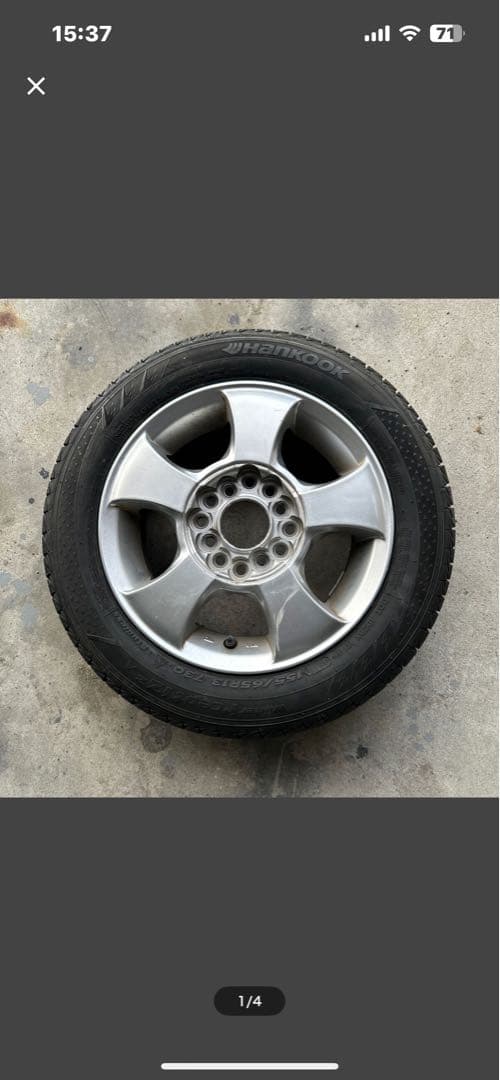 スタッドレス マルチ2019年35週製造ハンコック4本セット155 65 R13