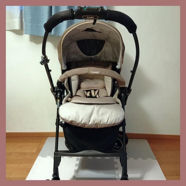 【きれいめ】コンビ ベビーカー メチャカルハンディ オート4キャス HF