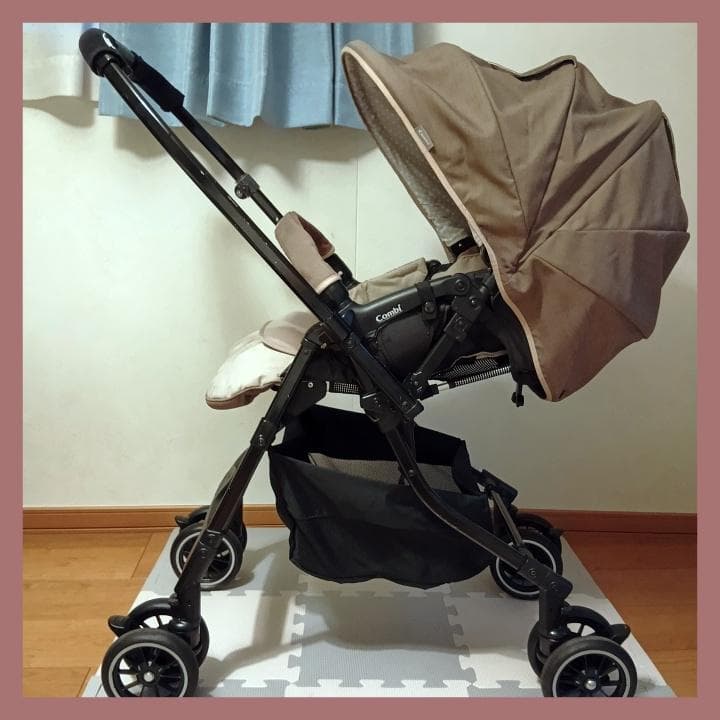 【きれいめ】コンビ ベビーカー メチャカルハンディ オート4キャス HF