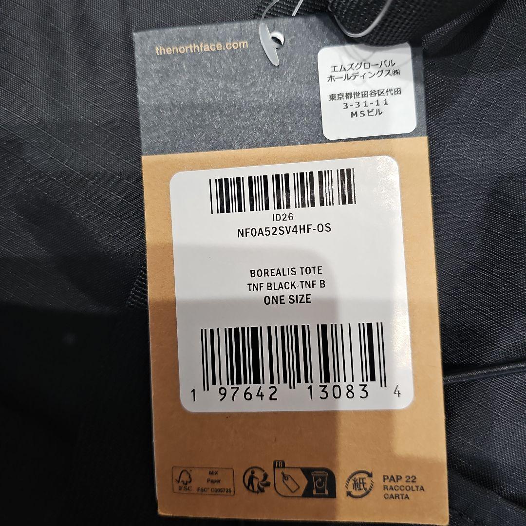 バッグ THE NORTH FACE BOREALIS TOTE TNF BLACK