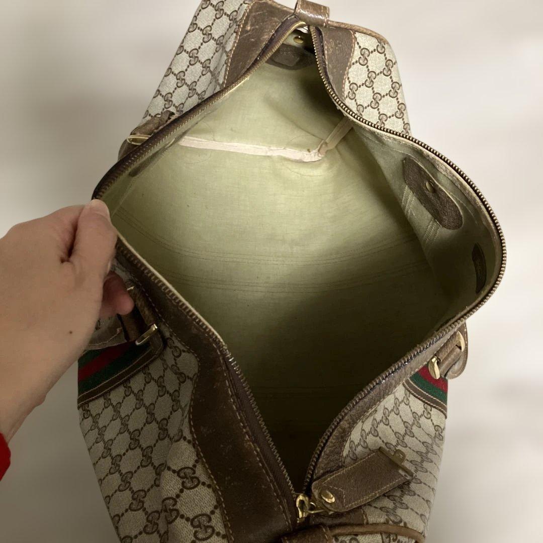 オールドグッチ、ボストンバッグ