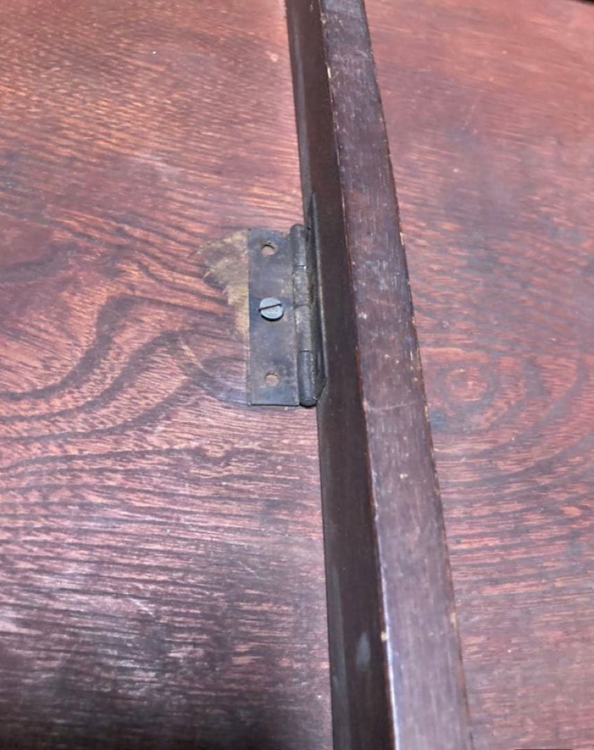 土蔵から発掘 希少　ちゃぶ台　座卓　折りたたみ　丸机 木目　昭和レトロ