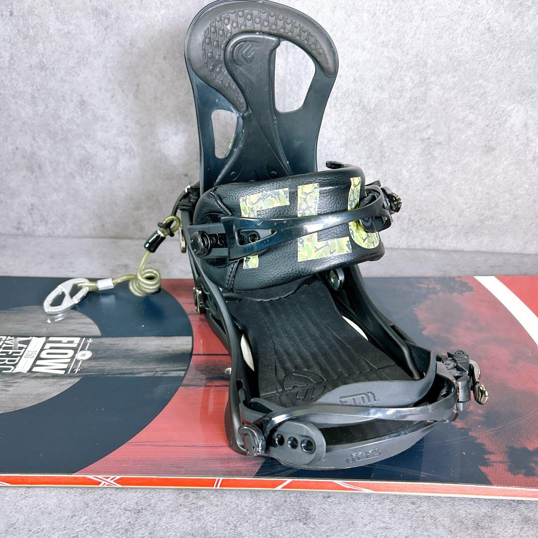 FLOWフロウ150センチ×FLUXバイン2点セット メンズスノーボード