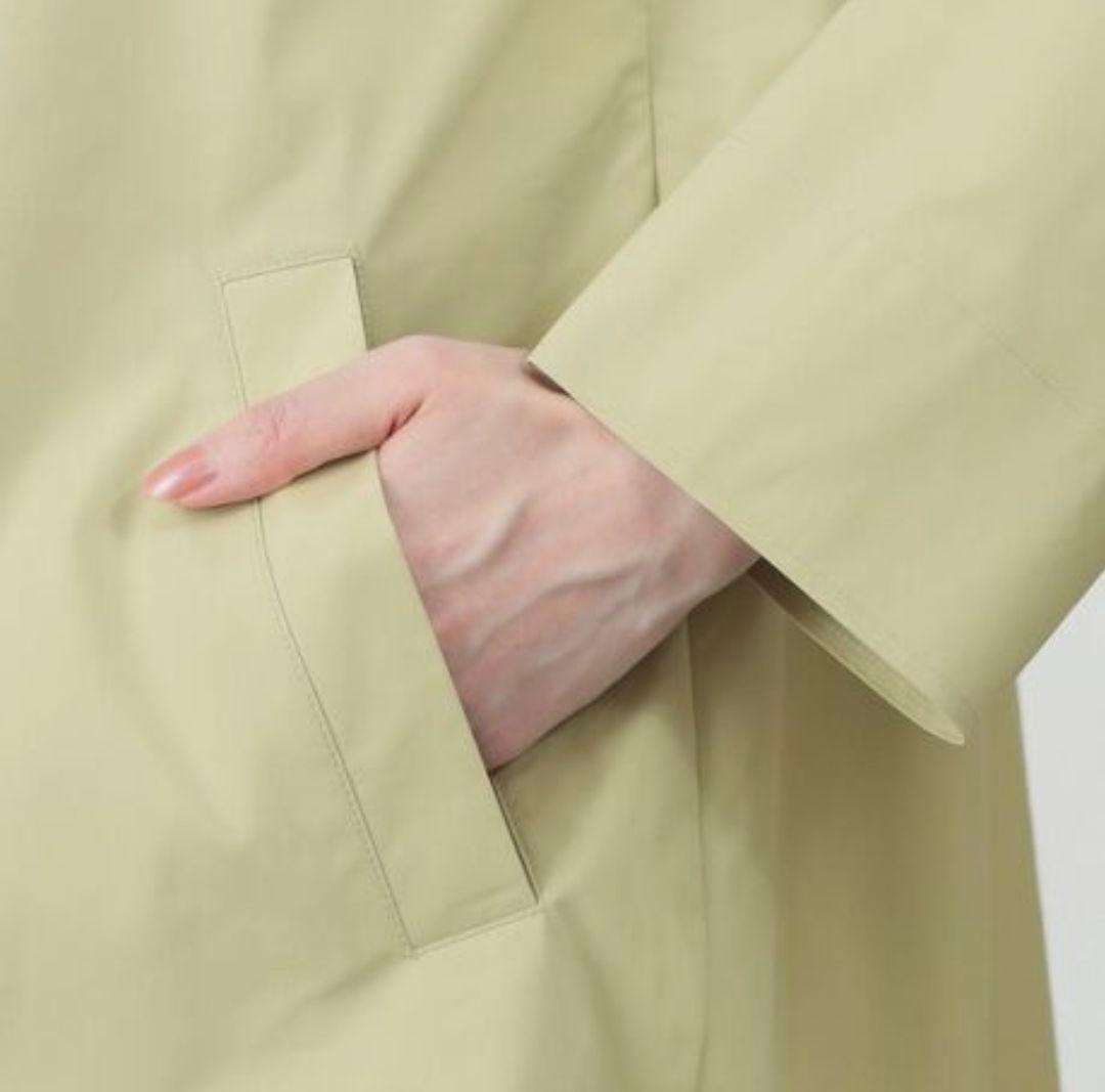 【新品】 アマカ《撥水・花粉防止》多機能コート（ブラックネイビー）サイズ３８