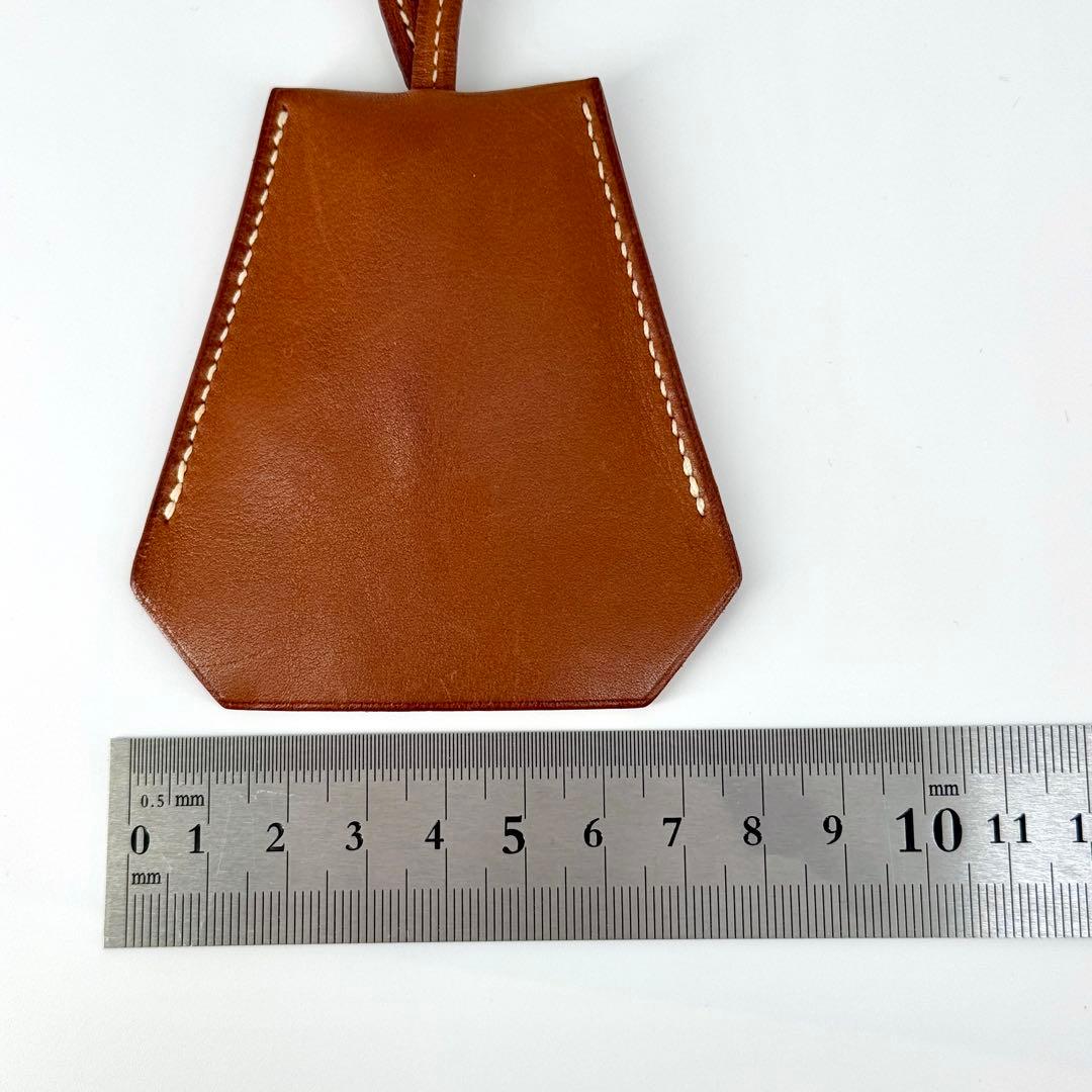 HERMES クロシェット キーリング ネックレス ブラウン マルジェラ期 茶色