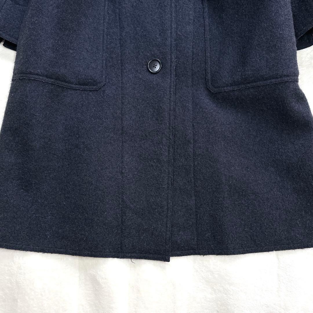 極美品 マーガレットハウエル S メルトン コート FOX BROTHERS