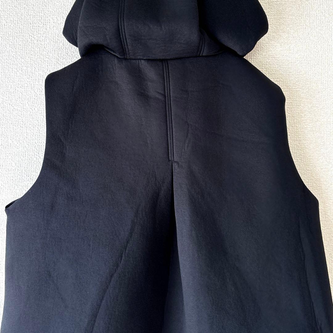 大人気✨美品 33℃ ボンディング切替 フード付き ダウンベスト 黒 M 金金具