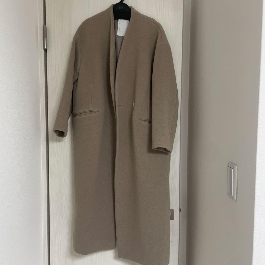 NOBLE ロングコート　グレージュ　ベージュ
