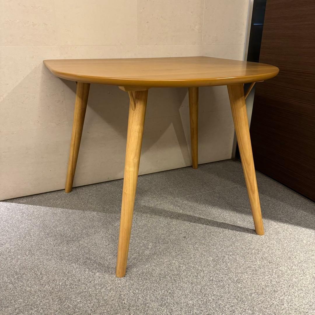 ISSEIKI LUNETTE ダイニングテーブル 90 半円 ナチュラル