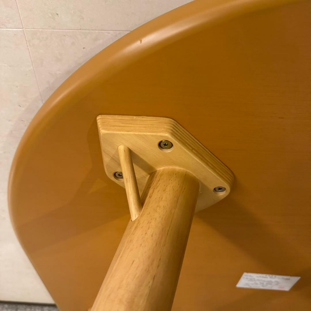 ISSEIKI LUNETTE ダイニングテーブル 90 半円 ナチュラル