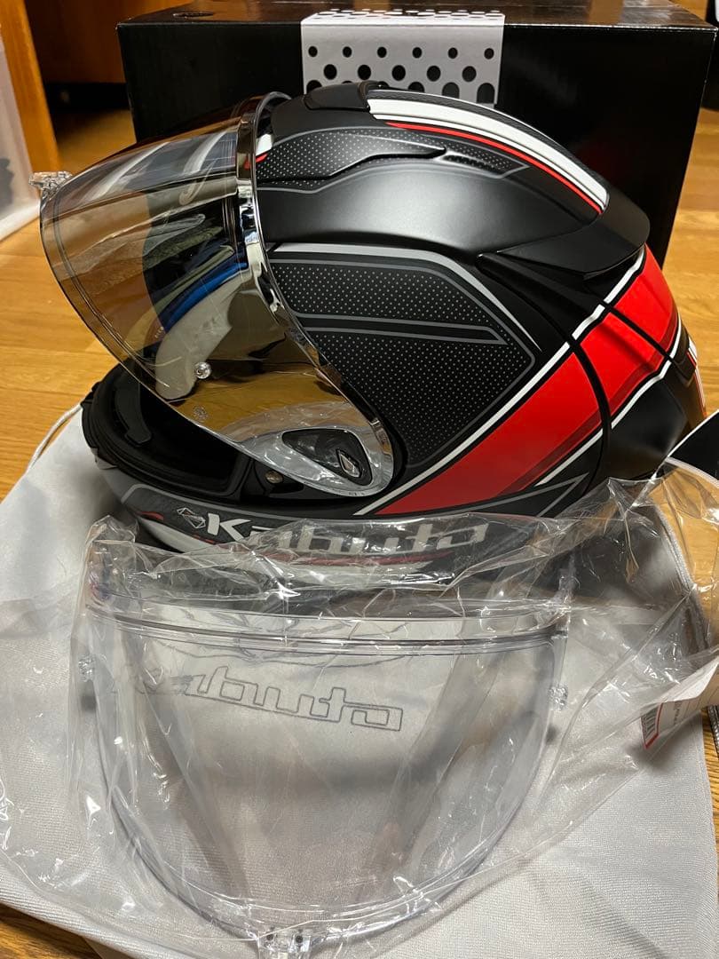 Kabuto F17 ミラーシールド＆純正シールド付属