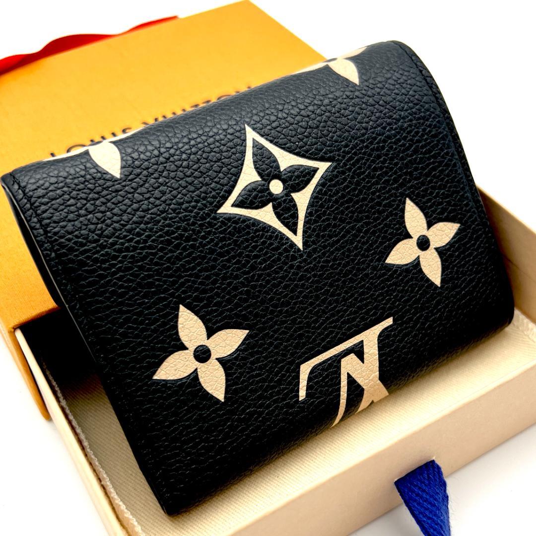 【超極美品】ルイヴィトン アンプラント ヴィクトリーヌ バイカラー 黒 C118