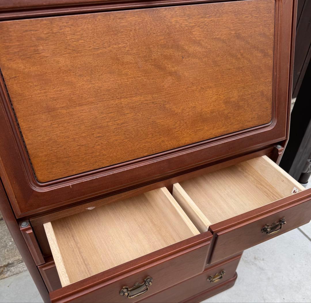 送料込 アンティーク ライティングビューロー ビューロー 机 レトロ ヨーロッパ