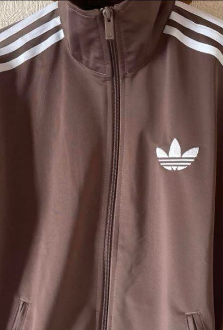 新品Mスナイデル×アディダス コラボ　トラックジャケットトップ 茶モカブラウン