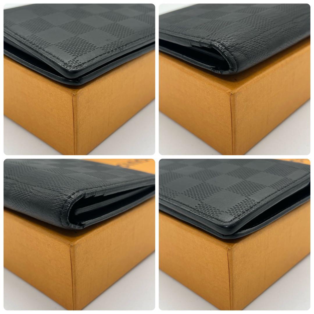 ルイヴィトン　ポルトフォイユブラザ　ダミエアンフィニ　ブラック　N63010