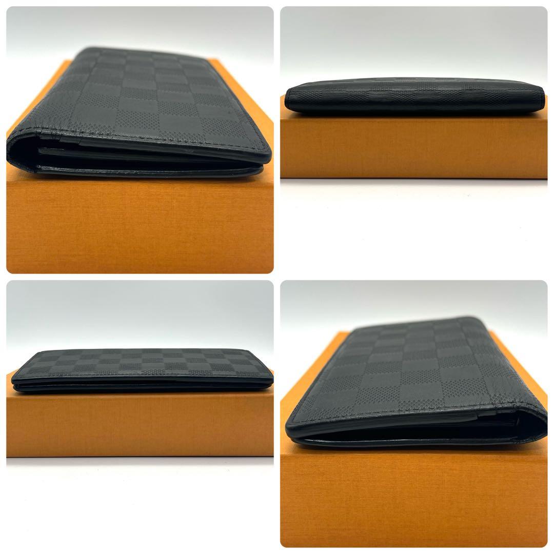 ルイヴィトン　ポルトフォイユブラザ　ダミエアンフィニ　ブラック　N63010