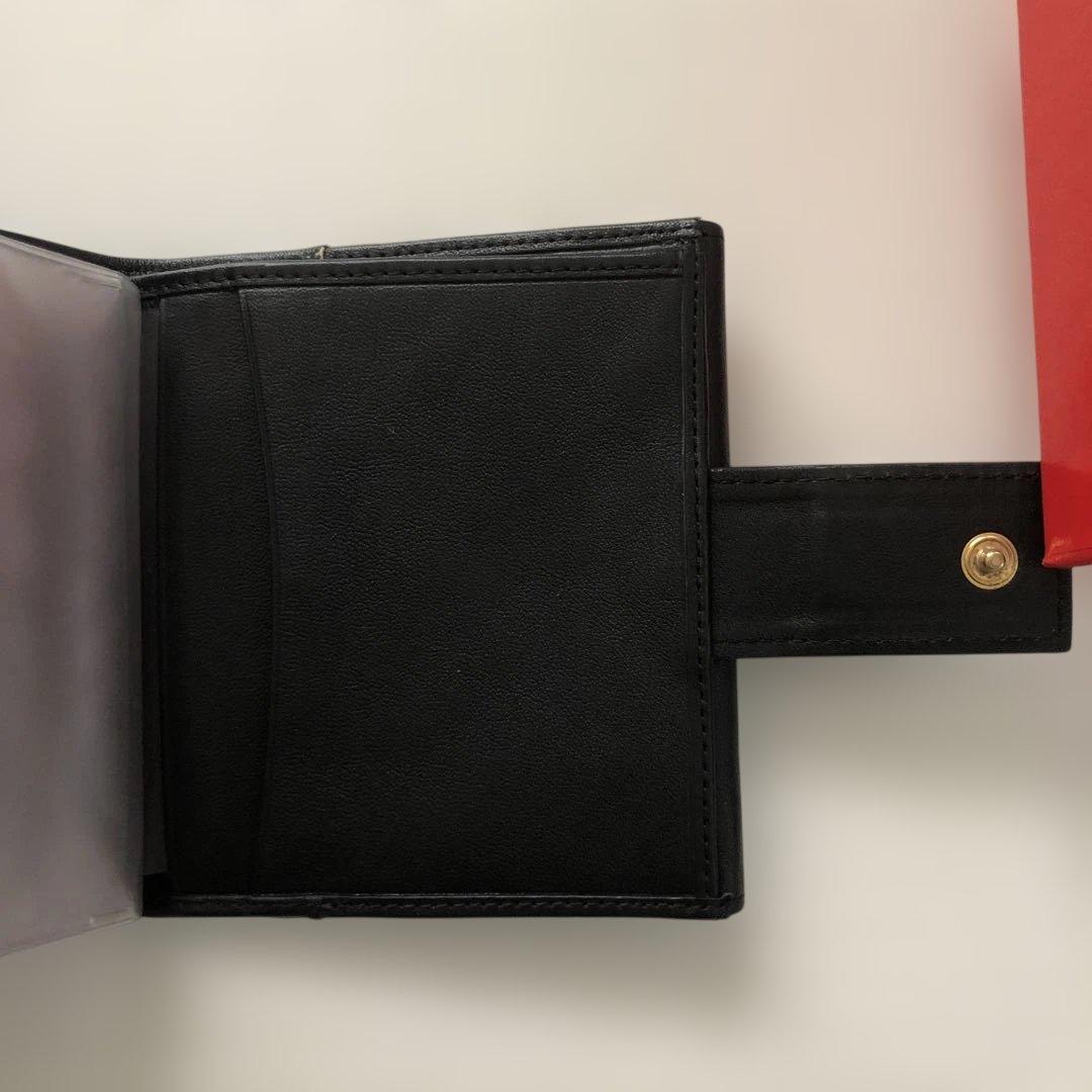 パロマピカソPaloma Picassoブラックレザー 二つ折り財布 新品未使用